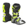 FORMA Detské čižmy Off Road/Cross Junior Gravity – sivé/biele/žlté fluo