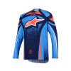 Motokrosový dres Alpinestars Techstar Nomur – tmavomodrá/oranžová/modrá UCLA