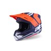 Motokrosová prilba Alpinestars S-M7 Core – oranžová/modrá