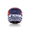 Motokrosová prilba Alpinestars S-M7 Core – oranžová/modrá