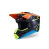 ALPINESTARS Motokrosová prilba S-M3 Fray – čierna/oranžová/žltá fluo
