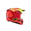 ALPINESTARS Detská motokrosová prilba S-M3 Youth Fray – červená/žltá fluo/čierna