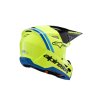 ALPINESTARS Detská motokrosová prilba S-M3 Youth Radium – žltá fluo/čierna/modrá