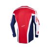 ALPINESTARS Motokrosový dres Racer Riway – biela/modrá/červená