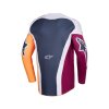 ALPINESTARS Motokrosový dres Racer Portl – červená/sivá/tmavosivá