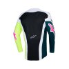 ALPINESTARS Motokrosový dres Racer Portl – zelená/biela/čierna