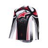 ALPINESTARS Motokrosový dres Techstar Nomur – čierna/biela/červená