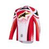 ALPINESTARS Motokrosový dres Techstar Nomur – sivá/červená/čierna