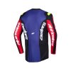 ALPINESTARS Motokrosový dres Fluid Grid – červená/čierna/fialová