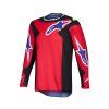ALPINESTARS Motokrosový dres Fluid Grid – červená/čierna/fialová