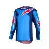 ALPINESTARS Motokrosový dres Fluid Grid – modrá/červená
