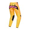 ALPINESTARS Motokrosové nohavice Techstar Nomur – oranžová/žltá/ružová