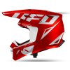 UFO 2026/09 KASK RAYSON OFFROAD KOLOR CZERWONY / BIAŁY ROZMIAR L - KOLEKCJA 2026/2027 (Veľkosť L)