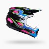 KENNY RACING KASK CROSS/ENDURO PERFORMANCE GRAPHIC + SOCAL KOLOR CZARNY/NIEBIESKI/RÓŻOWY ROZMIAR XS (Veľkosť XS)