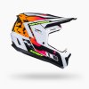 KENNY RACING KASK CROSS/ENDURO PERFORMANCE GRAPHIC + STAIN KOLOR BIAŁY/RÓŻOWY/FIOLETOWY ROZMIAR XS (Veľkosť XS)
