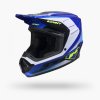 Kenny Performance Graphic Racing Blue Helmet – šikmý predný pohľad
