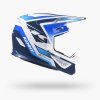 Kenny Track Graphic + Focus Blue Helmet – bočný pohľad