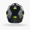 Kenny Graphic Neon Yellow Helmet – zadný pohľad