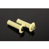 RENTHAL Gripy MX R-works Lock-on Aramid (TAPERED) krémové