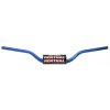 RENTHAL Riadidlá 28,6 mm MX Fatbar CR High / Ricky Johnson – modré, s penou