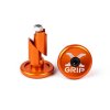 X-GRIP Koncovky riadidiel (závažia) pre otvor s Priemerom 12–16,2 mm oranžové