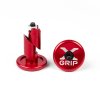 X-GRIP Koncovky Riadidiel (závažia) pre Otvor s Priemerom 12–16,2 mm červené