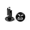 X-GRIP Koncovky Riadidiel (závažia) pre Otvor s Priemerom 12–16,2 mm čierne