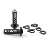 X-GRIP Gripy (rukoväte) Baaaap Lock-On s adaptérmi Plynu – biele s Otvorom