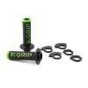 X-GRIP Gripy (rukoväte) Baaaap Lock-On s adaptérmi Plynu – zelené s Otvorom