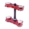 XTRIG Držiaky tlmičov Rocs Pro Triple Clamps KTM SX/SX-F 150/250/350/450 (23–26), Husqvarna (23–26), Gas Gas EC/ECF/MC/MCF (23–26) – offset 20–22 mm X-Trig Brown