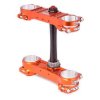 XTRIG Držiaky tlmičov Rocs Pro Triple Clamps KTM SX/EXC '14-'22; SX-F/EXC-F/TPI '15-'22; Gas Gas Ec/Ecf/MC/Mcf '21-'22; Husqvarna FC/FE/TC/TE/Tei '17-'23 oranžové
