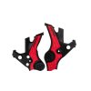 ACERBIS Kryty rámu X-Grip Honda Africa Twin CRF 1100L '20-'24 červené / čierne