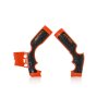ACERBIS Chrániče rámu X-GRIP KTM SX 65 '14-'23, GAS GAS MC 65 '21-'23, HUSQVARNA TC 65 '16-'23 farba: oranžová / čierna