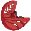 POLISPORT Kryt predného brzdového kotúča s krytmi spodných nôh vidlice Honda CRF 250R/450R '15-'25 červený