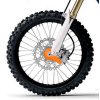 POLISPORT Kryt spodnej časti predných tlmičov (so Sadou montáže) KTM SX/SX-F/XS/XC-F/EXC/EXC-F '03–'14 oranžový