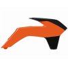POLISPORT Kryty chladičov KTM SX/SXF '13-'15; EXC/EXCF '14-'16 oranžové/čierne