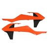 POLISPORT Kryty chladičov KTM SX/SXF '16-'18; EXC/EXCF '17-'19 oranžové/čierne