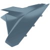 POLISPORT Kryt vzduchového filtra Beta RR250/300 2T 350/400/450 4T '20-'22 sivý Nardo Grey