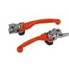 POLISPORT Sada spojkovej a brzdovej páčky KTM SX 250 '14-'22; EXC 250/300 '14-'22; SX-F/EXC-F '14-'22; Husqvarna FC '14-'16 OEM oranžová