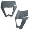 POLISPORT Kryt predného svetla KTM EXC / EXC-F / XC-W / XCF-W '17-19 sivý (Nardo Grey)