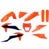 POLISPORT Sada plastov KTM EXC/EXC-F TPI '20-'23 oranžová/modrá OEM