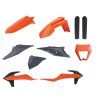 POLISPORT Sada plastov KTM EXC/EXC-F TPI '20-'23 oranžová/sivá