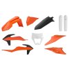 POLISPORT Sada plastov KTM EXC/EXC-F TPI '20-'23 OEM oranžová/čierna