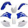 POLISPORT Sada plastov Yamaha YZ 250F '08-'09; YZ 450F '08-'09 modrá/biela OEM
