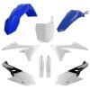 POLISPORT Sada plastov Yamaha YZ 250F '14-'18; YZ 450F '14-'17 modrá/biela OEM