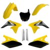 POLISPORT Sada plastov Suzuki RMZ 250 '10-'18 žltá/biela/čierna