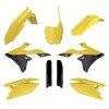 POLISPORT Sada plastov Suzuki RMZ 250 '19-'24; RMZ 450 '18-'24 žltá/čierna OEM 26