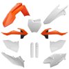 POLISPORT Sada plastov KTM SX/SX-F/XC-F '16-'18 oranžová/biela/čierna OEM