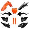 POLISPORT Sada plastov KTM SX/SX-F '16-'18 čierna/oranžová