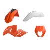 POLISPORT Sada plastov KTM EXC/EXC-F '08-'11 oranžová/biela OEM